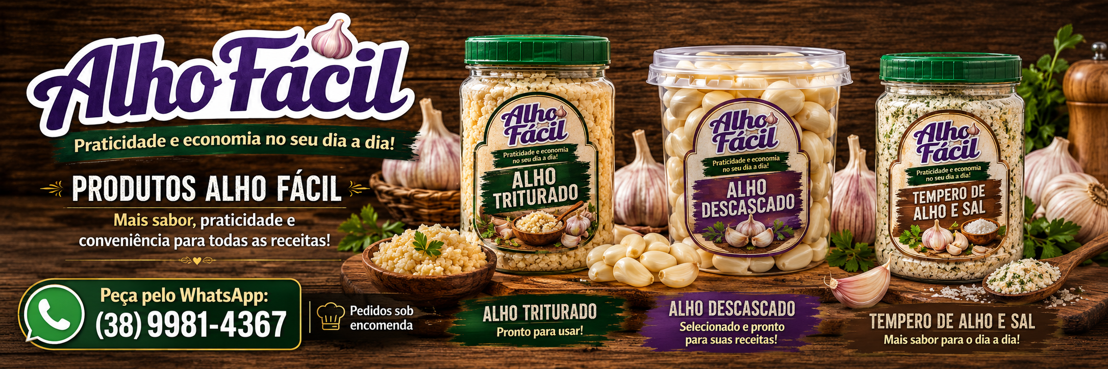 Alho triturado (KG)